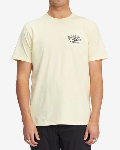BILLABONG Arch Hawaii Short Sleeve T-Shirt MELLOW YELLOW 1 BILLABONG Arch Hawaii Short Sleeve T-Shirt MELLOW YELLOW