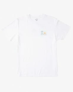 BILLABONG Breeze Hawaii Short Sleeve T-Shirt WHITE