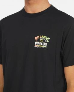BILLABONG Pipeline Poster Short Sleeve T-Shirt COASTAL BLUE -Mens Accessories Sales 2022 abyzt01202 billabongw blk dtl2 1