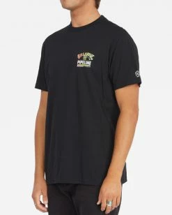BILLABONG Pipeline Poster Short Sleeve T-Shirt COASTAL BLUE -Mens Accessories Sales 2022 abyzt01202 billabongw blk sd1 1