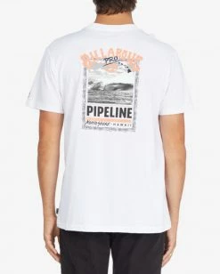 BILLABONG Pipeline Poster Short Sleeve T-Shirt COASTAL BLUE -Mens Accessories Sales 2022 abyzt01202 billabongw wht frt1 5