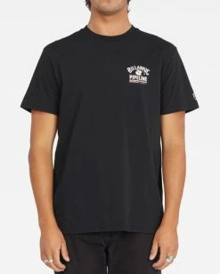 BILLABONG Pipeline Tube Short Sleeve T-Shirt NAVY -Mens Accessories Sales 2022 abyzt01203 billabongw blk bck1 2