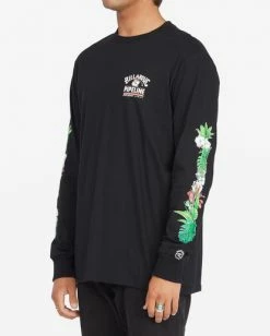 BILLABONG Pipeline Tube Long Sleeve T-Shirt NAVY -Mens Accessories Sales 2022 abyzt01205 billabongw blk sd1 2