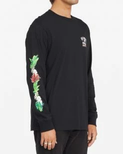 BILLABONG Pipeline Tube Long Sleeve T-Shirt NAVY -Mens Accessories Sales 2022 abyzt01205 billabongw blk sd2 2