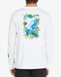 BILLABONG Pipeline Tube Long Sleeve T-Shirt NAVY