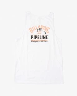 BILLABONG Pipeline Tank Top WHITE -Mens Accessories Sales 2022 abyzt01206 billabongv wht bck1 2