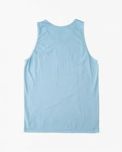 BILLABONG Essential Wave Washed Pocket Tank Top COASTAL BLUE -Mens Accessories Sales 2022 abyzt01221 billabongf cbu bck1 2