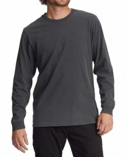 BILLABONG Essential Wave Washed Long Sleeve T-Shirt COASTAL BLUE -Mens Accessories Sales 2022 abyzt01222 billabongw chr frt1 4