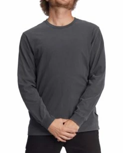 BILLABONG Essential Wave Washed Long Sleeve T-Shirt COASTAL BLUE -Mens Accessories Sales 2022 abyzt01222 billabongw chr sd1 2