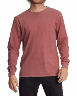 BILLABONG Essential Wave Washed Long Sleeve T-Shirt COASTAL BLUE -Mens Accessories Sales 2022 abyzt01222 billabongw fds frt1 4