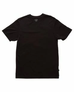 BILLABONG Essential Short Sleeve T-Shirt BLACK -Mens Accessories Sales 2022 abyzt01223 billabongf blk frt1 2