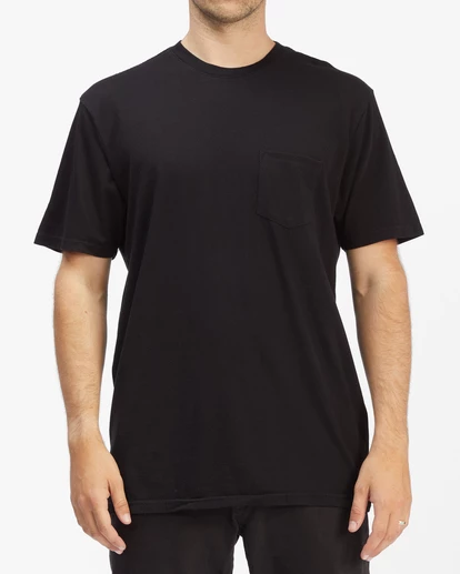 BILLABONG Essential Pocket T-Shirt WHITE 1 BILLABONG Essential Pocket T-Shirt WHITE