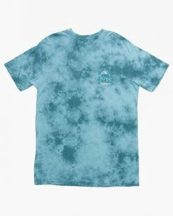 BILLABONG Heat Tie-Dye Short Sleeve T-Shirt MARINE -Mens Accessories Sales 2022 abyzt01241 billabongf mre frt1 2