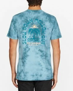 BILLABONG Heat Tie-Dye Short Sleeve T-Shirt MARINE -Mens Accessories Sales 2022 abyzt01241 billabongw mre bck1 2