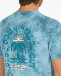 BILLABONG Heat Tie-Dye Short Sleeve T-Shirt MARINE -Mens Accessories Sales 2022 abyzt01241 billabongw mre dtl1 2