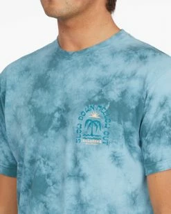 BILLABONG Heat Tie-Dye Short Sleeve T-Shirt MARINE -Mens Accessories Sales 2022 abyzt01241 billabongw mre dtl2 2