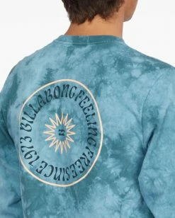 BILLABONG Worshipper Tie-Dye Long Sleeve T-Shirt MARINE -Mens Accessories Sales 2022 abyzt01243 billabongw mre dtl1 2