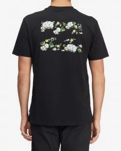 BILLABONG Kamea Hidden Wave Short Sleeve T-Shirt BLACK -Mens Accessories Sales 2022 abyzt01248 billabongf blk frt1 2
