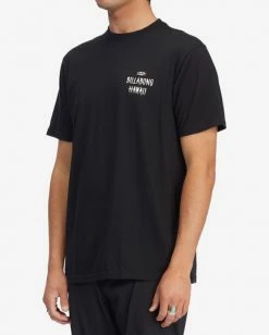 BILLABONG Kamea Hidden Wave Short Sleeve T-Shirt BLACK -Mens Accessories Sales 2022 abyzt01248 billabongw blk sd3 2