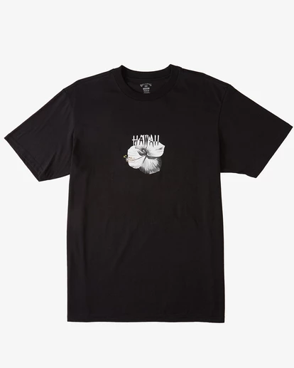 BILLABONG Kamea Hawaii Short Sleeve T-Shirt BLACK 6 BILLABONG Kamea Hawaii Short Sleeve T-Shirt BLACK - Image 6
