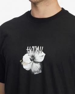 BILLABONG Kamea Hawaii Short Sleeve T-Shirt BLACK 11 BILLABONG Kamea Hawaii Short Sleeve T-Shirt BLACK -Mens Accessories Sales 2022 abyzt01249 billabongw blk dtl1 3