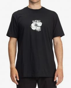 BILLABONG Kamea Hawaii Short Sleeve T-Shirt BLACK