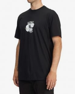 BILLABONG Kamea Hawaii Short Sleeve T-Shirt BLACK 9 BILLABONG Kamea Hawaii Short Sleeve T-Shirt BLACK -Mens Accessories Sales 2022 abyzt01249 billabongw blk sd3 3