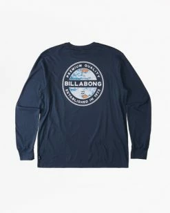 BILLABONG Rotor Long Sleeve T-Shirt NAVY -Mens Accessories Sales 2022 abyzt01334 billabongf nvy bck1 2