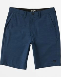 BILLABONG Crossfire Slub Submersible Short 21" DENIM BLUE -Mens Accessories Sales 2022 m2031bcs billabongf dnb frt1 1