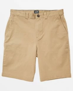 BILLABONG Carter Stretch Short 21" DARK KHAKI 14 BILLABONG Carter Stretch Short 21" DARK KHAKI -Mens Accessories Sales 2022 m2361bcs billabongf dkh frt1 1
