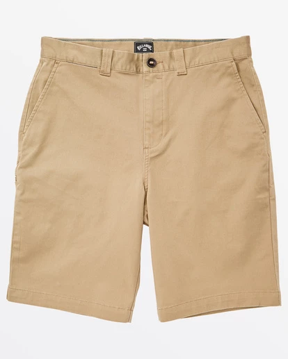 BILLABONG Carter Stretch Short 21" DARK KHAKI 4 BILLABONG Carter Stretch Short 21" DARK KHAKI - Image 4