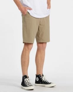 BILLABONG A/Div Surftrek Heather Short 20" KHAKI HEATHER -Mens Accessories Sales 2022 m2421bsh billabongw khh sd2