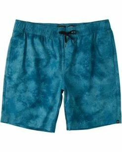 BILLABONG A/Div Surftrek Perf Elastic Short 18" DARK TEAL TIE DYE