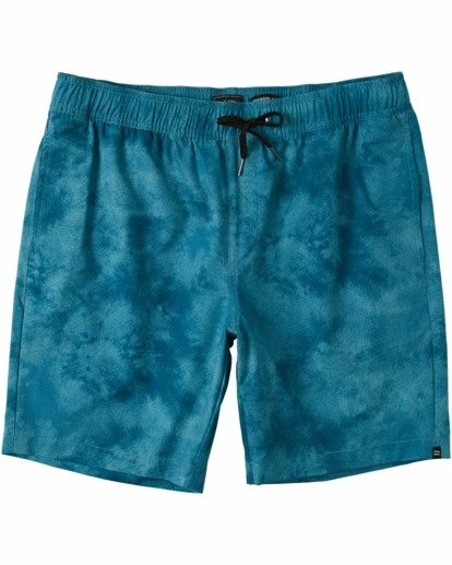 BILLABONG A/Div Surftrek Perf Elastic Short 18" DARK TEAL TIE DYE 1 BILLABONG A/Div Surftrek Perf Elastic Short 18" DARK TEAL TIE DYE