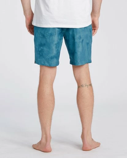BILLABONG A/Div Surftrek Perf Elastic Short 18" DARK TEAL TIE DYE 10 BILLABONG A/Div Surftrek Perf Elastic Short 18" DARK TEAL TIE DYE - Image 10