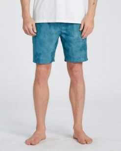 BILLABONG A/Div Surftrek Perf Elastic Short 18" DARK TEAL TIE DYE 16 BILLABONG A/Div Surftrek Perf Elastic Short 18" DARK TEAL TIE DYE -Mens Accessories Sales 2022 m2461bsp billabongw dty frt1 1