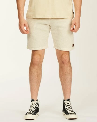 BILLABONG Balance Sweat Short 19" STONE 2 BILLABONG Balance Sweat Short 19" STONE - Image 2