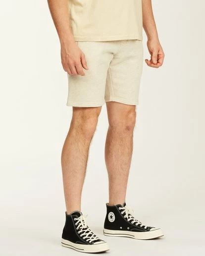 BILLABONG Balance Sweat Short 19" STONE 4 BILLABONG Balance Sweat Short 19" STONE - Image 4