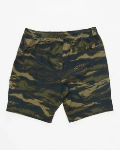 BILLABONG Transport Elastic Shorts 18" MILITARY -Mens Accessories Sales 2022 m2512bte billabongf cmm bck1 1