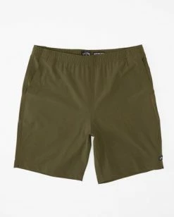 BILLABONG Transport Elastic Shorts 18" MILITARY -Mens Accessories Sales 2022 m2512bte billabongf mil frt1 1
