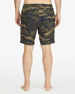 BILLABONG Transport Elastic Shorts 18" MILITARY -Mens Accessories Sales 2022 m2512bte billabongw cmm bck1 1