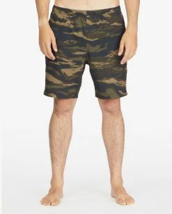 BILLABONG Transport Elastic Shorts 18" MILITARY -Mens Accessories Sales 2022 m2512bte billabongw cmm frt1 1