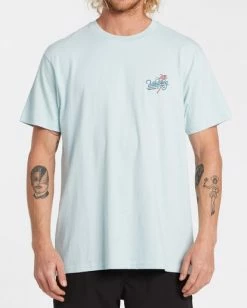 BILLABONG Surf Tour Short Sleeve T-Shirt COASTAL BLUE