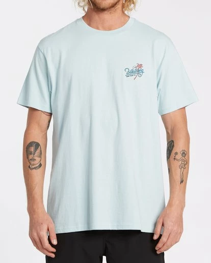 BILLABONG Surf Tour Short Sleeve T-Shirt COASTAL BLUE 1 BILLABONG Surf Tour Short Sleeve T-Shirt COASTAL BLUE
