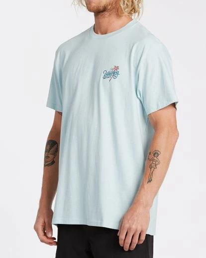 BILLABONG Surf Tour Short Sleeve T-Shirt COASTAL BLUE 2 BILLABONG Surf Tour Short Sleeve T-Shirt COASTAL BLUE - Image 2
