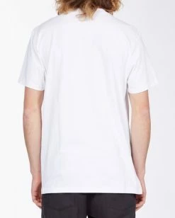 BILLABONG Cut Palm T-Shirt WHITE 7 BILLABONG Cut Palm T-Shirt WHITE -Mens Accessories Sales 2022 m4043bcp billabongw wht bck1 1