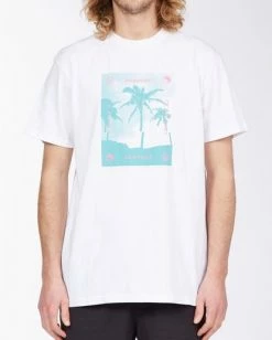 BILLABONG Cut Palm T-Shirt WHITE
