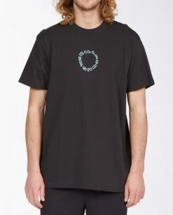 BILLABONG Current T-Shirt BLACK -Mens Accessories Sales 2022 m4043bcu billabongw blk frt1 1