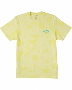 BILLABONG Arch Wave Tie Dye T-Shirt BEESWAX -Mens Accessories Sales 2022 m4253bat billabongf bwx frt1 1