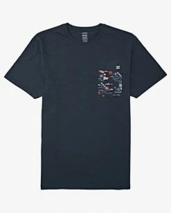 BILLABONG Team Pocket Short Sleeve T-Shirt NAVY 16 BILLABONG Team Pocket Short Sleeve T-Shirt NAVY -Mens Accessories Sales 2022 m4332btp billabongf nvy frt1 1